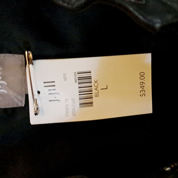 J Jill black leather jacket - Picture 7 of 11